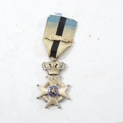 Médaille Belgique Ordre de Léopold II 2 - palme. L'union fait la Force