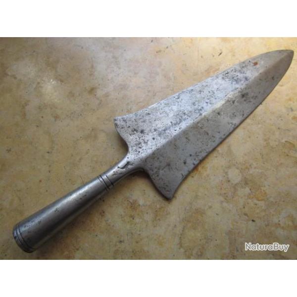 Pic lance pointe hallebarde ancienne fer forge chasse