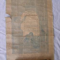 WW1 FRANCE AFFICHE PERSONNALISÉE 21 FEVRIER 1916  " MORT POUR LA FRANCE 1914-1919 "