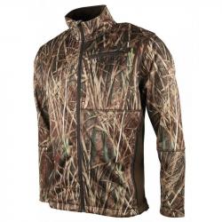 Veste De Chasse Polaire Somlys 423 Polarsan Camo Roseaux