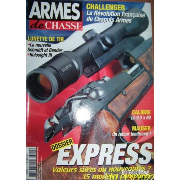 REVUE "ARMES DE CHASSE" EDITIONS LARIVIERE N11 octobre-novembre-dcembre -2003-  98 pages-27x30 cm