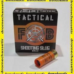 lot de 25 cartouches FOB Tactical shooting SLUG cal 12/67, balle de 28grs ( special pompe)