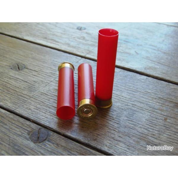 Composants rechargement 14 mm :  douilles / bourres / cartons articles neufs