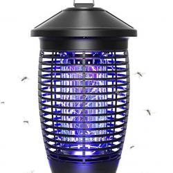 Lampe Anti Moustique Tueur d'Insectes Électrique Anti Insectes Répulsif Efficace Portée 4500V 20W UV