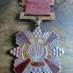 medaille  regiment  officier  de chine