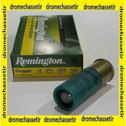 Boite de 5 cartouches cal 12/70, Remington Slugger  28,5 grammes