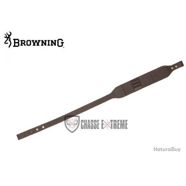 Bretelle BROWNING Heritage 2 Cuir avec Cartouchire Brun