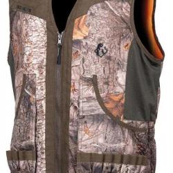 Gilet De Chasse Réversible Somlys 611 Classy Orange Camo 3DX