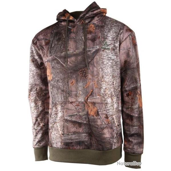 Sweat  Capuche Polaire Treeland Camo Forest