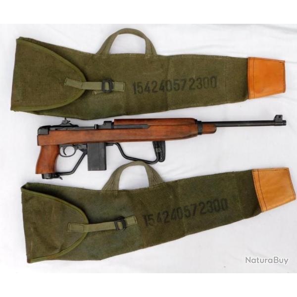RARE ETUI de TRANSPORT CARABINE U.S. M1.A1 CROSSE PLIANTE FRANCE dat 1959 / GUERRE ALGERIE