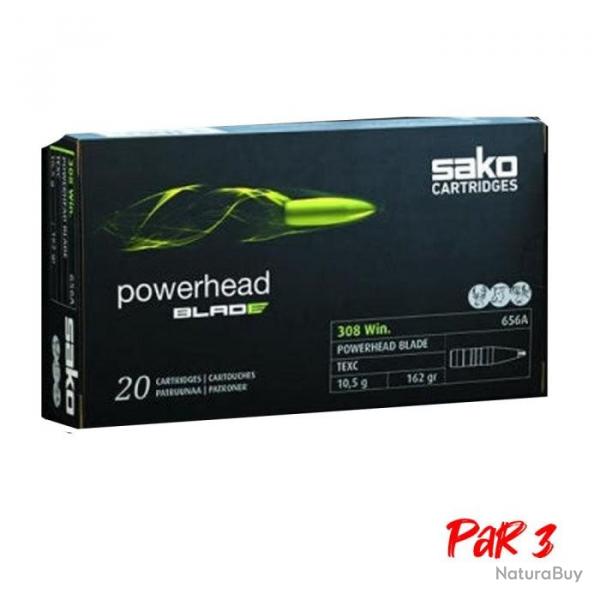 Balles Sako PowerHead Blade - Cal. 243 Win - 243 win / Par 3