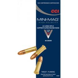 Munitions CCI Cal.22lr Plinking Mini Mag par 100