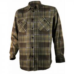 Chemise Polaire Carreaux Treeland Verte