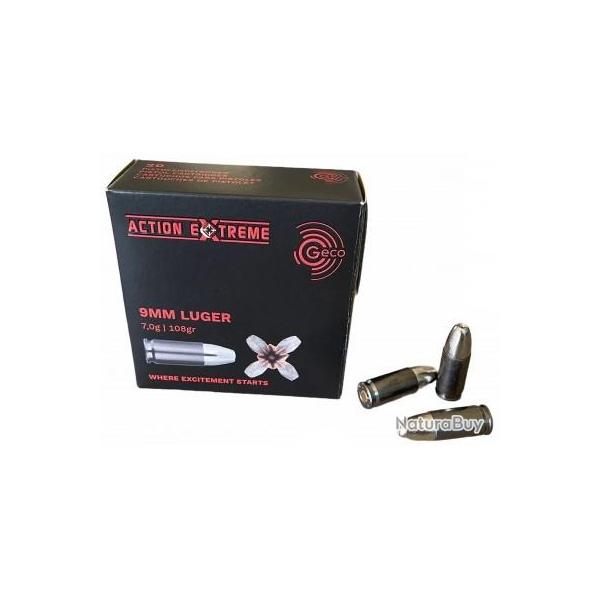 Geco 9mm Luger Action Extreme 108grs - (x20)