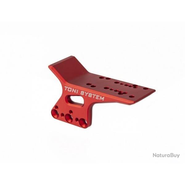 Fixation latrale pour C-More pour CZ Tactical Sport - TONI SYSTEM - Rouge