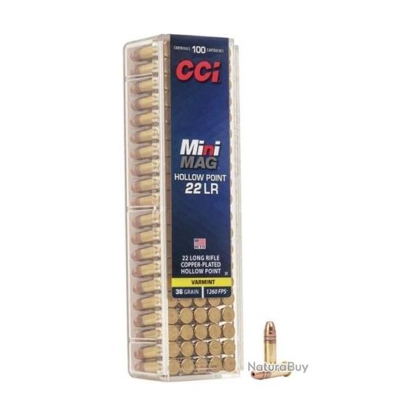 Munitions CCI 22lr Varmint Mini Mag HP PAR 100