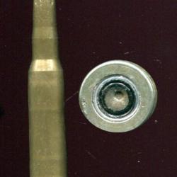 7.5 x 54 MAS - à blanc pour cinéma - étui plastique doré - Cartouche du film "Le jour le plus long"