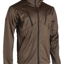 Softshell Winchester twinpeak marron manches longues