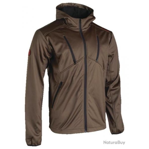 Softshell Winchester twinpeak marron manches longues