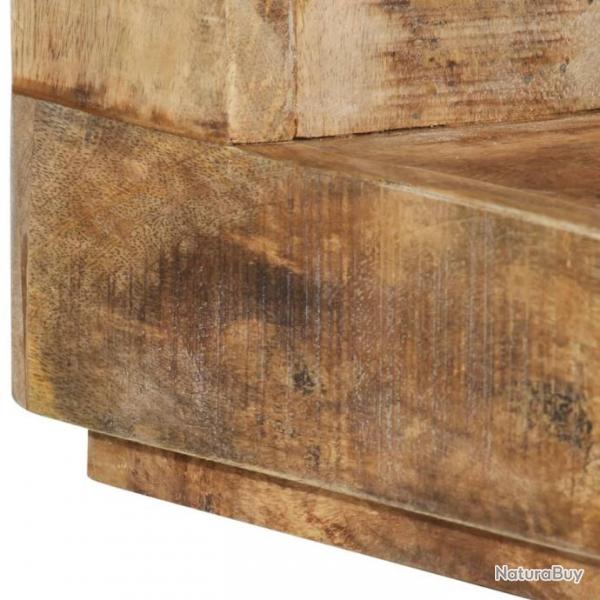 Table basse 45x45x40 cm Bois de manguier massif 338007