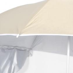 Parasol de plage avec parois latérales Sableux 215 cm