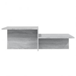 Table basse Sonoma gris 111,5x50x33 cm Bois d'ingénierie 815146