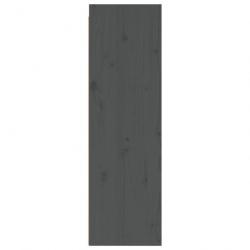 Armoires murales 2 pcs Gris 30x30x100 cm Bois de pin massif 813510