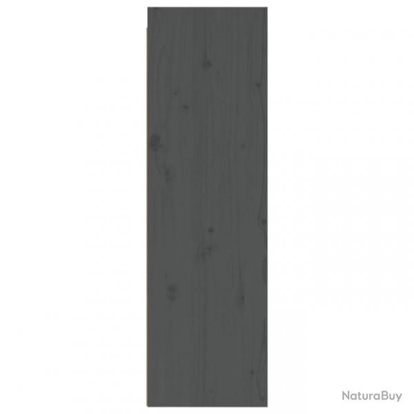 Armoires murales 2 pcs Gris 30x30x100 cm Bois de pin massif 813510