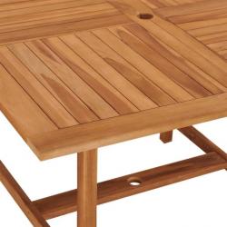 Table à dîner de jardin 110x110x75 cm Bois massif de teck 318477