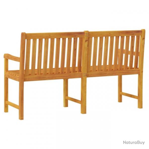 Banc de jardin 150 cm Bois solide d'acacia