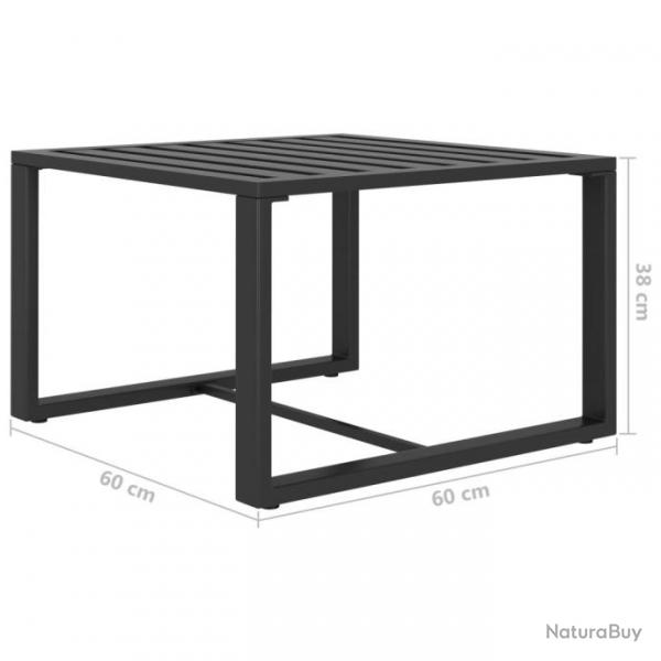 Table basse Aluminium Anthracite