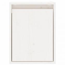 Armoire murale Blanc 30x30x40 cm Bois de pin massif 813477