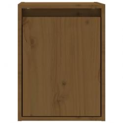 Armoire murale Marron miel 30x30x40 cm Bois de pin massif 813481