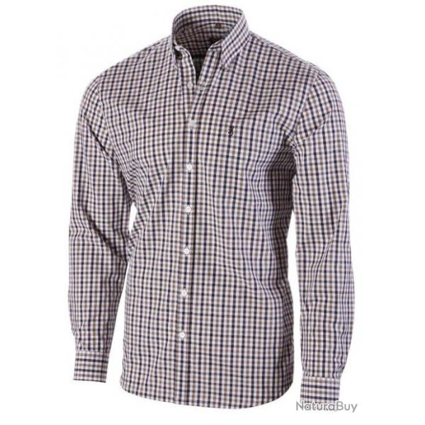 Chemise  manches longues Sean marron BROWNING