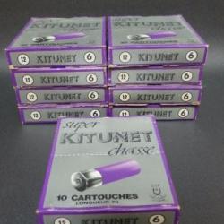 Super Kitunet N°6 - 12/70 - 10 munitions ( une boite )