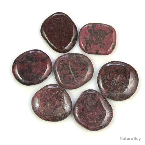 Galet plat rhodonite - A l'unit 11  20 grammes