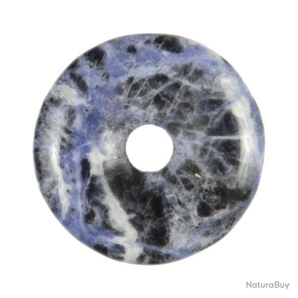 Donut Pi Chinois en sodalite pour pendentif 3 cm