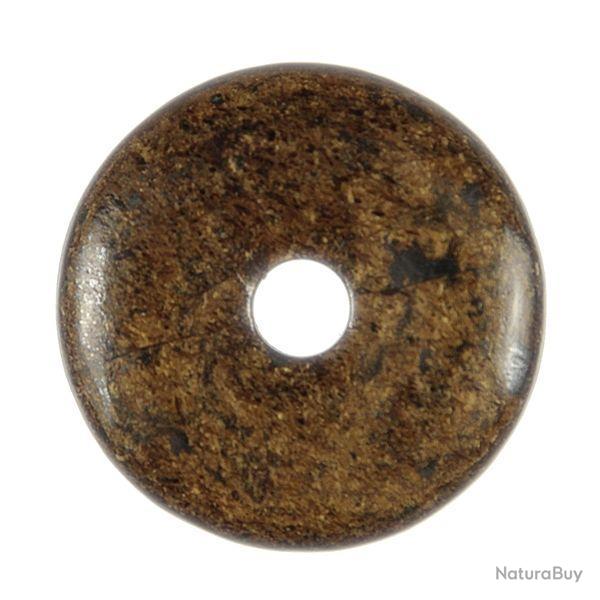 Donut Pi Chinois en bronzite pour pendentif 3 cm