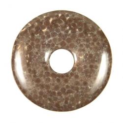 Donut Pi Chinois en oolithe pour pendentif 3 cm