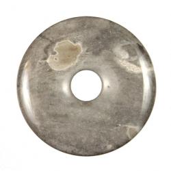 Donut Pi Chinois en silex pour pendentif 3 cm