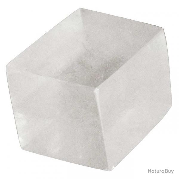 Calcite optique blanche polie - A l'unit 21  40 grammes