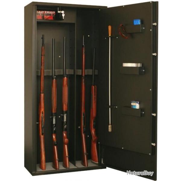 ARMOIRE FORTE Coffre Fort Fusil Arme Longue MODULABLE 12 ARMES 8 ARMES + TAGRES FORTIFY DELTA 12