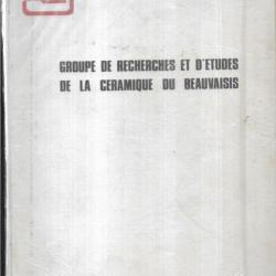 Groupe de recherches et d'études de la céramique du Beauvaisis 1993, bulletin 14 grebc