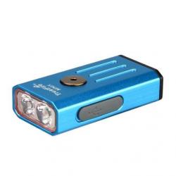 Lampe Poche Rechargeable EDC 320 Lumens USB Mini Porte-Clés Haute Qualité Performante 4 Modes Éclair