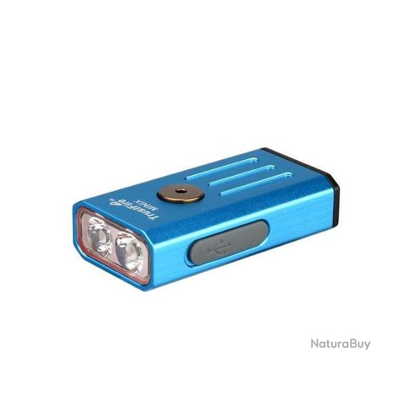 Lampe Poche Rechargeable EDC 320 Lumens USB Mini Porte-Cls Haute Qualit Performante 4 Modes clair