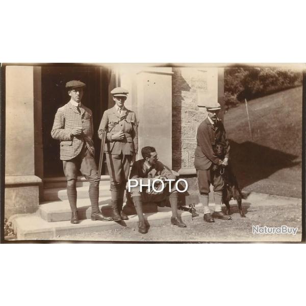 Photo 4 chasseurs 1912 - Ecosse