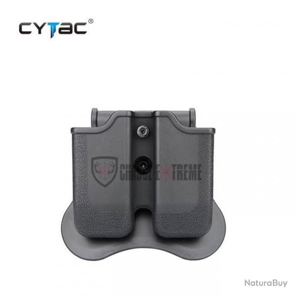 Porte Chargeur CYTAC Double pour Glock