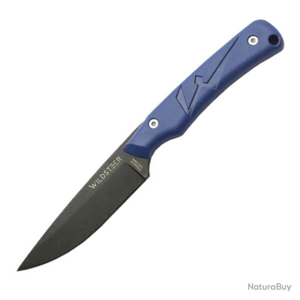 Couteau outdoor Wildsteer Troll bleu lame noire