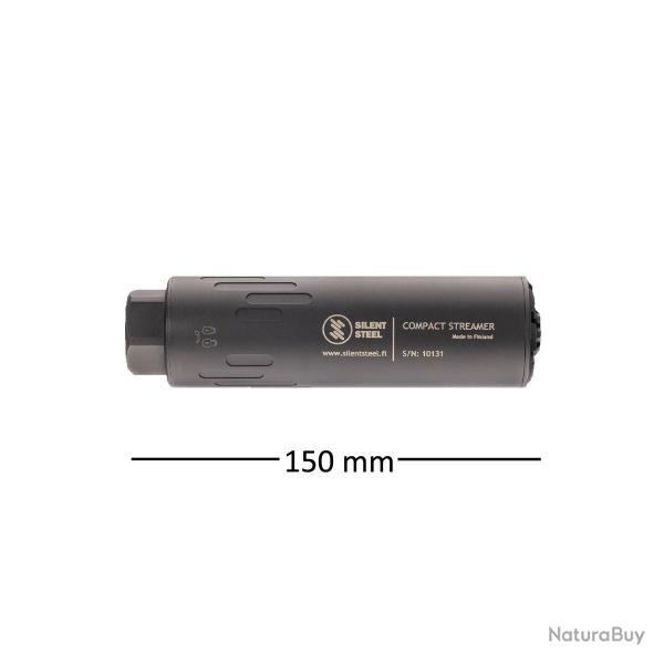 Modrateur COMPACT STREAMER SILENT STEEL Noir 15x100 Cal 9.3