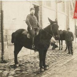 Carte photo militaria - Guerre de 1914 - Cavalier